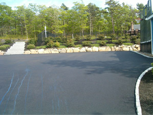 Parking Lot Asphalt Pavement